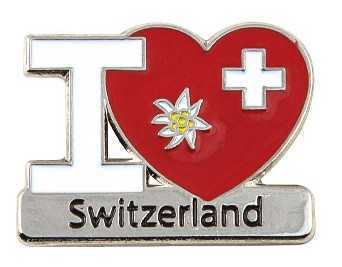 I Love Switzerland Pin