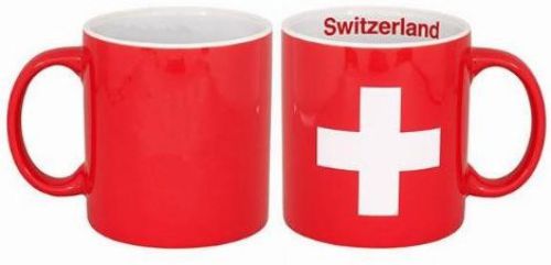 BIG Swiss National Mug with Switzerland Print