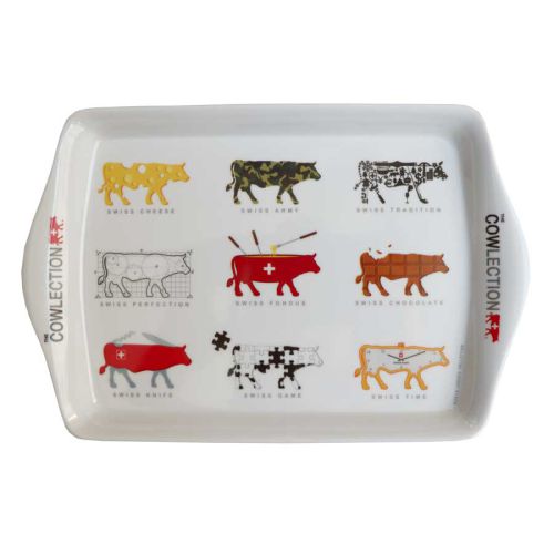 Small Cow Print Melamine Tray