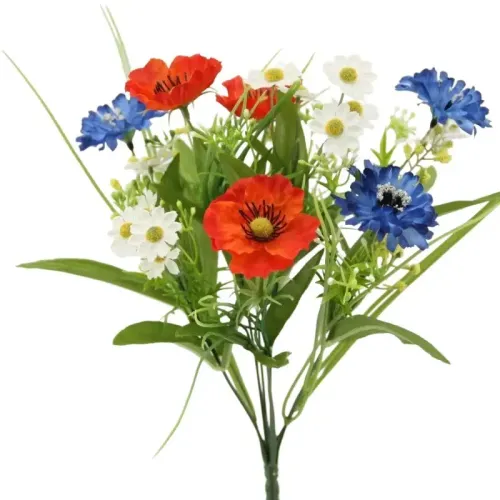 Artificial Summer Field Flower Bouquet