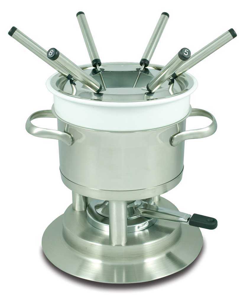 Classic Black Alcohol Fondue Burner - Esther's European Imports