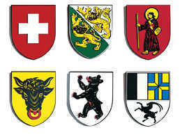 Swiss Canton Shield - Custom Crafted