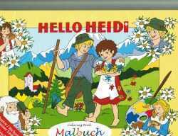 Heidi Coloring Book with Story