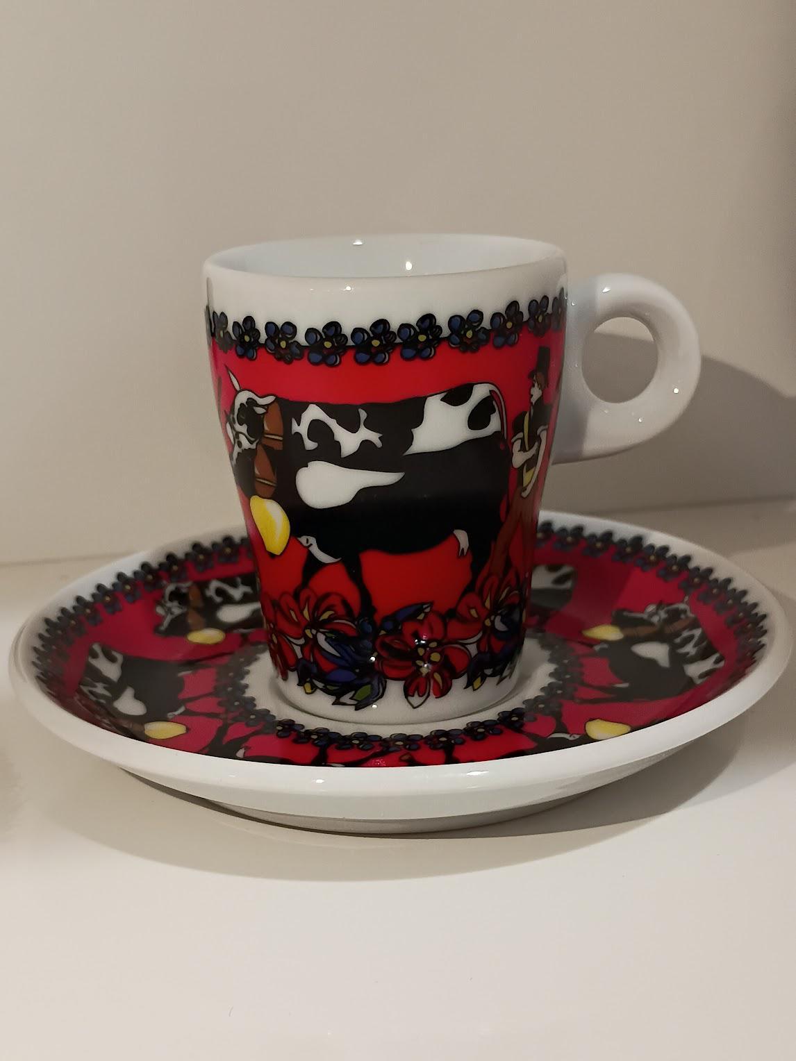 Poya Pattern – Espresso cup & Saucer Set - Jackie's European Imports